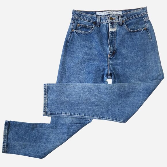 Marithé + François Girbaud blue straight leg jeans - Women's size 13/14 - Picture 5 of 8